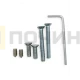 RH480ST Ручка для духовки универсальная, цвет Сталь, 20*480*50