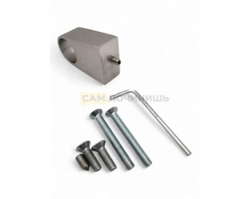 RH480ST Ручка для духовки универсальная, цвет Сталь, 20*480*50