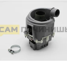 Насос с ТЭНом для пмм "большой Bosch/Siemens 654575, зам. A654575, 644997, MTR503BO, 647397, MTR504BO, 651956, 00654575, 00644997, A644997, A647397, 00647397, A651956, 00651956, T504BS
