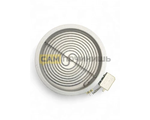 COK18200UN ЭлектроКонфорка стеклокерам.1800W диаметр 200mm/180mm, (hi-light), ЗАМ. C00390174, 481231018889, 480121101516 (50шт/к)