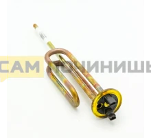 66461 ТЭН водонагревателя RCF TW3 PA, 1500 Вт, МЕДЬ, M6, фланец 48, L=280, T00090