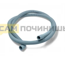 Шланг сливной для стиральных машин, Г-обр, 2м, Ø-19/21мм, DWH013UN
