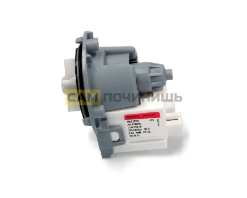 Сливной насос, помпа стиральных машин Askoll 40w, Indesit/Ariston 49021343u