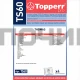 (НЗ) TS 60 Topperr Пылесборник синтетический для пылесоса Thomas, 4 шт.в ед.(C)