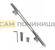 RH583ST Ручка для духовки универсальная, профиль ОВАЛ, Сталь цвет, 13.5*Φ20*580*50