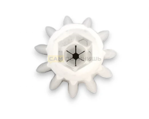 Шестерня для кухонного комбайна Bosch, Siemens 177503, D=23-15/11, L=52/16, Z=11 прям
