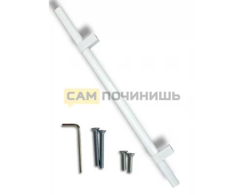 RH585BL Ручка для духовки универсальная, профиль ОВАЛ, Белый цвет, 13.5*Φ20*580*50