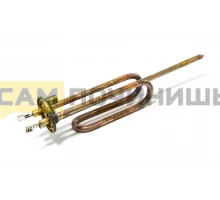 ТЭН для водонагревателя 1500 ВТ, Медь, RCA48, L=260, M6, 3401242, 3401259, 8166440, WTH012UN