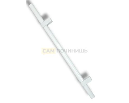 RH485BL Ручка для духовки универсальная, профиль ОВАЛ, Белый цвет, 13.5*Φ20*480*50