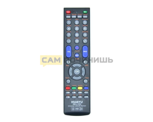 T2067 Пульт ТВ универсальный HUAYU RM-L1255 (LCD/LED)
