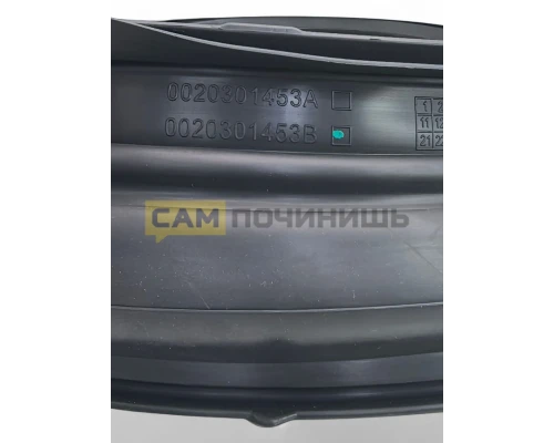 0020301453B Манжета СМА HAIER два отвода открыто, 0020301453A, 0020301453