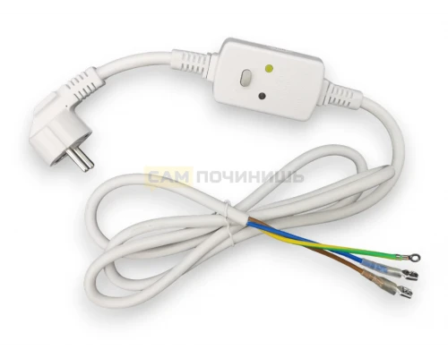 PRCD01 Кабель с УЗО L1.6m 16A 220v, зам. WTH219UN, WTH219AR*, 65150802, 65150965, 65150749, 65151908, 69971