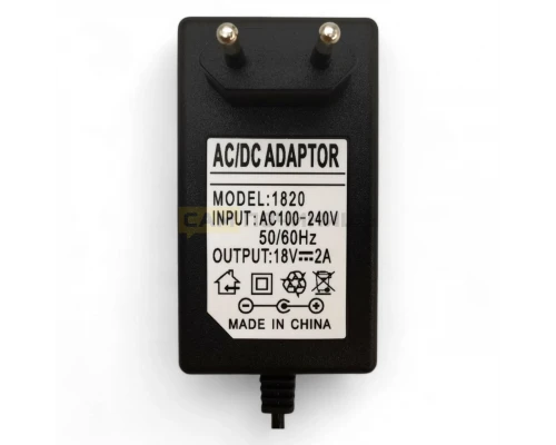 T5506 Адаптер питания AC-DC 18V 2A 5.5x2.5mm