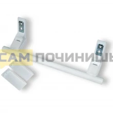 743067000 Ручка LIEBHERR + 2 заглушки, длина 310 мм, белая, зам. 7430670, DHF002LB (100шт/к)