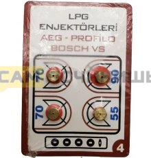 0015892 Форсунки (Жиклер) (4шт) для газовой плиты LPG Bosch Siemens