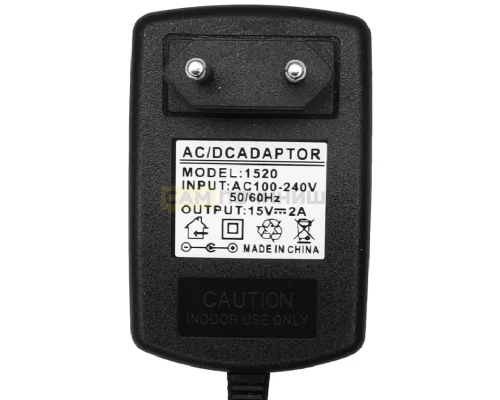 ADP019AT Адаптер питания AC-DC Adapter 15V 2A 5,5x2,5mm (200шт/к) T3799