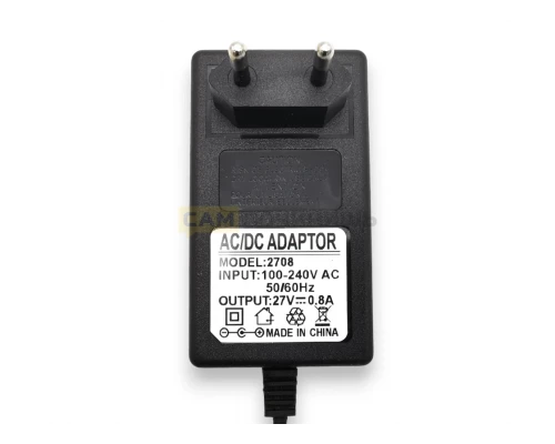 T5456 Адаптер питания AC-DC Adapter 27v 0.8A 5.5x2.5mm (150шт/к)