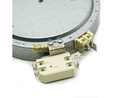 Конфорка для стеклокерамических плит D-165мм, 1200W C00327340, 481231018887, зам. 480121101514, 481925998586,481225998314, 3740635010, 3740635218,COK057UN
