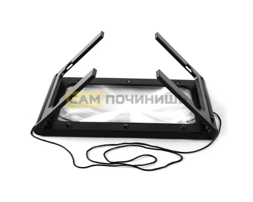T4594 Складное увеличительное стекло лупа А4 с подсветкой TH-275205C