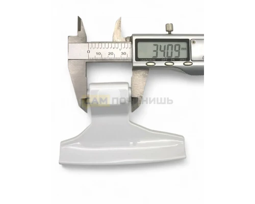 DC64-02430A Ручка люка для стиральной машины Samsung белая