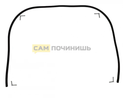 Уплотнитель дверцы духовки универсальный 1500мм WN356a