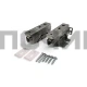 Петли для холодильника Whirlpool, Indesit, Kaiser, Ariston, AEG, Electrolux, Zanussi, Комплект 2шт, C00636779, DHF205WH, 636779 , 481231018626
