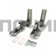 Петли для холодильника Whirlpool, Indesit, Kaiser, Ariston, AEG, Electrolux, Zanussi, Комплект 2шт, C00636779, DHF205WH, 636779 , 481231018626