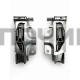 Петли для холодильника Whirlpool, Indesit, Kaiser, Ariston, AEG, Electrolux, Zanussi, Комплект 2шт, C00636779, DHF205WH, 636779 , 481231018626
