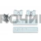 Крепеж-направляющие фасада двери холодильника Miele, Smeg, Liebherr 9086322, 1878720, 015730361